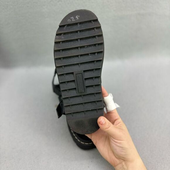 Sincerely Jules Model "Daring" Black Chunky Platform Sandals Women's Size 6 - Picture 8 of 8